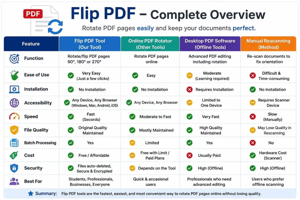 Difference Between Flip PDF and Desktop PDF 