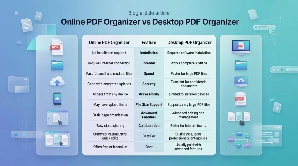 Difference Between Organize Pdf And Other